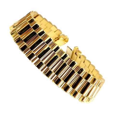 rolex link bracelet gold|genuine Rolex bezel.